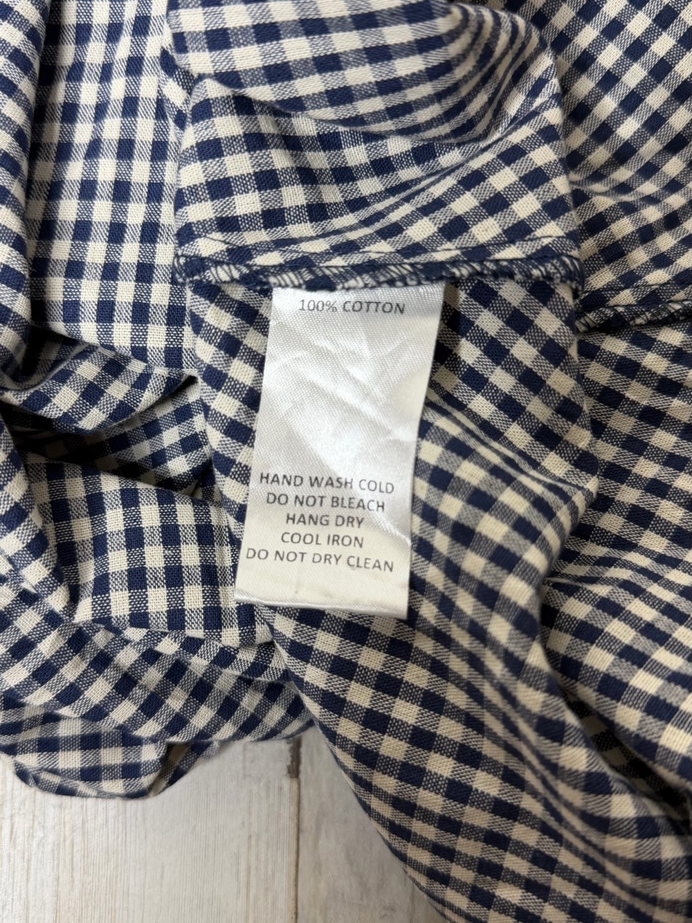 Mod Ref Navy and White Gingham Midi Dress - Picture 5 of 5